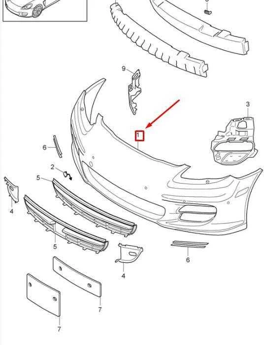 Originalus PORSCHE apdailos elementas 97050591145