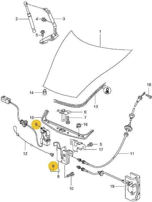Originalus PORSCHE Boxster 911 996 Dangčio Užrakto Sistema Mikro Jungiklis 99661320600