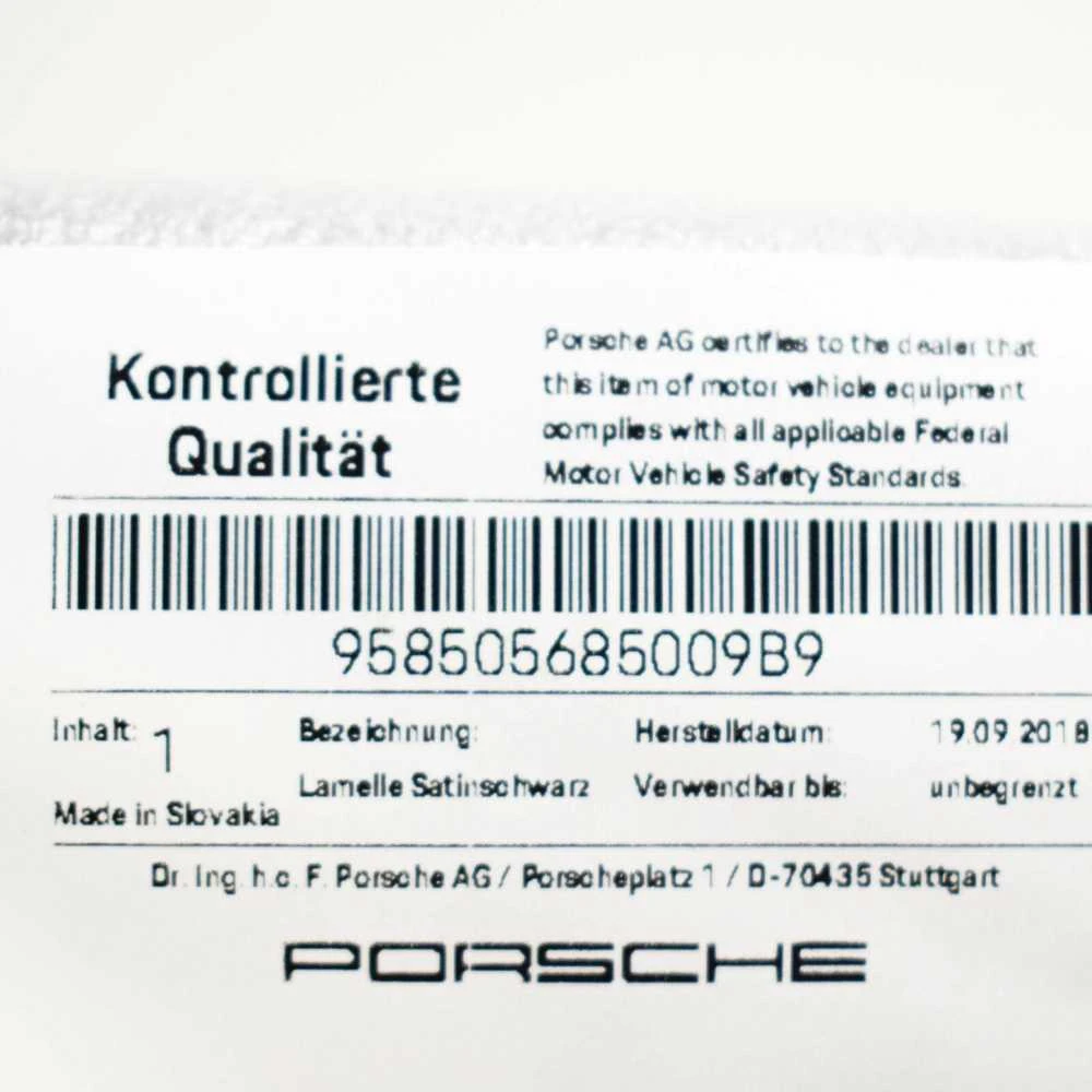 Originalus PORSCHE Cayenne 92A Diskas Kairysis Satino juodas 958505685009B9