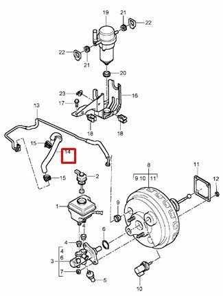 Originalus PORSCHE Cayenne 9PA vakuuminis vamzdelis 95535557951