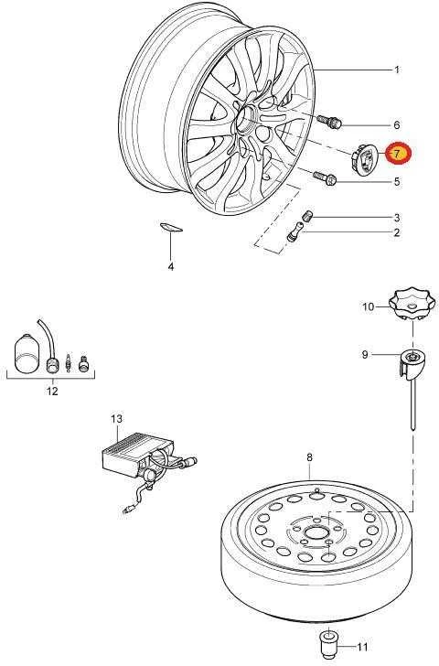 Originalus PORSCHE Cayenne aliuminio žvaigždės formos centrinis dangtelis 955361303089A1