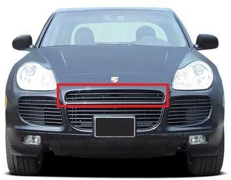 Originalus Porsche Cayenne Turbo S 03-06 grotelių priekinis viršutinis centras OEM 95550568301