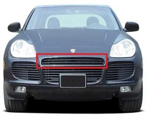 Originalus Porsche Cayenne Turbo S 03-06 grotelių priekinis viršutinis centras OEM 95550568301
