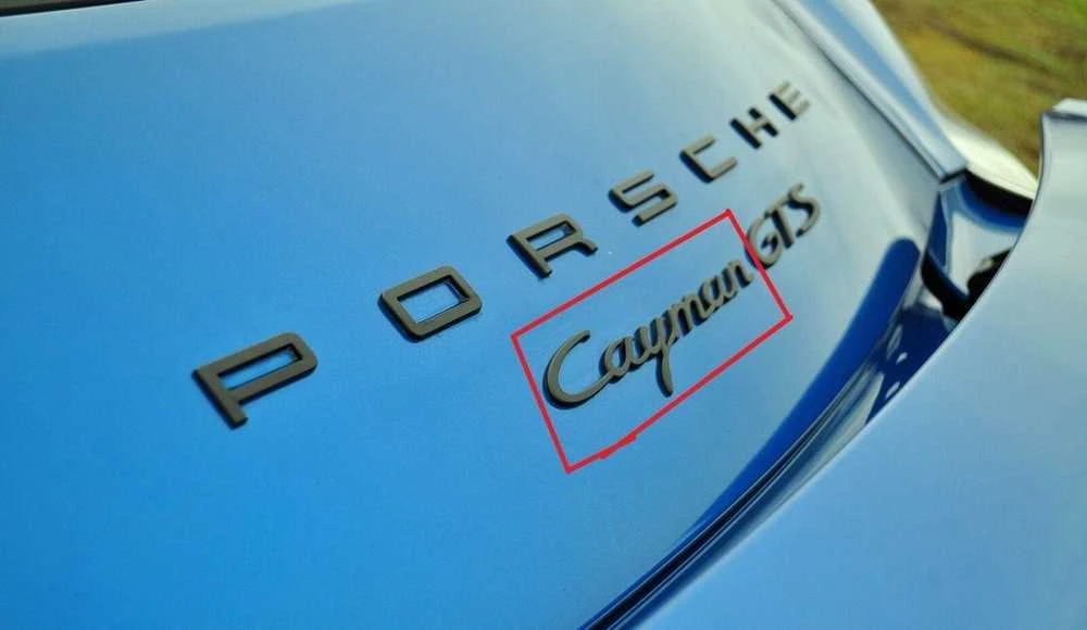 Originalus PORSCHE Cayman 981C Įrašas 98155923901