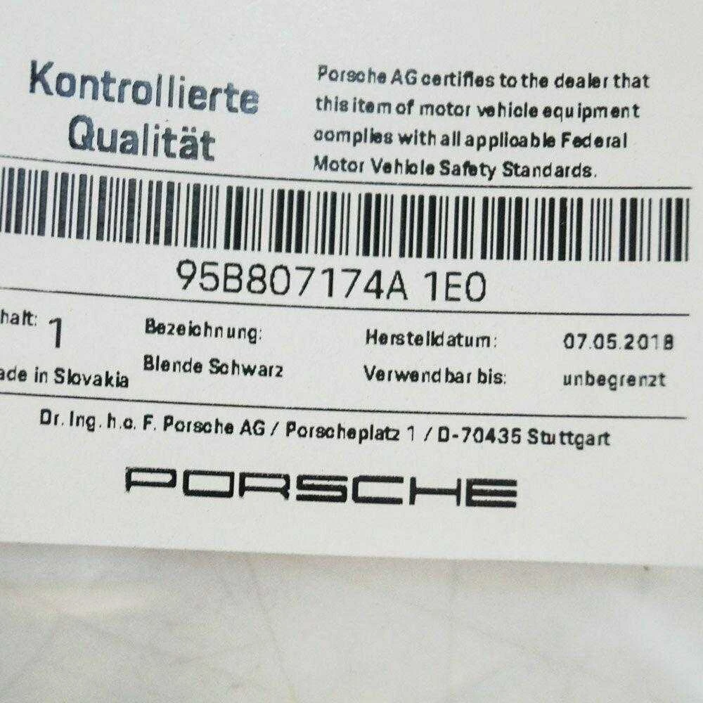 Originalus PORSCHE Macan 95B žibintų apdaila dešinė juoda 95B807174A1E0