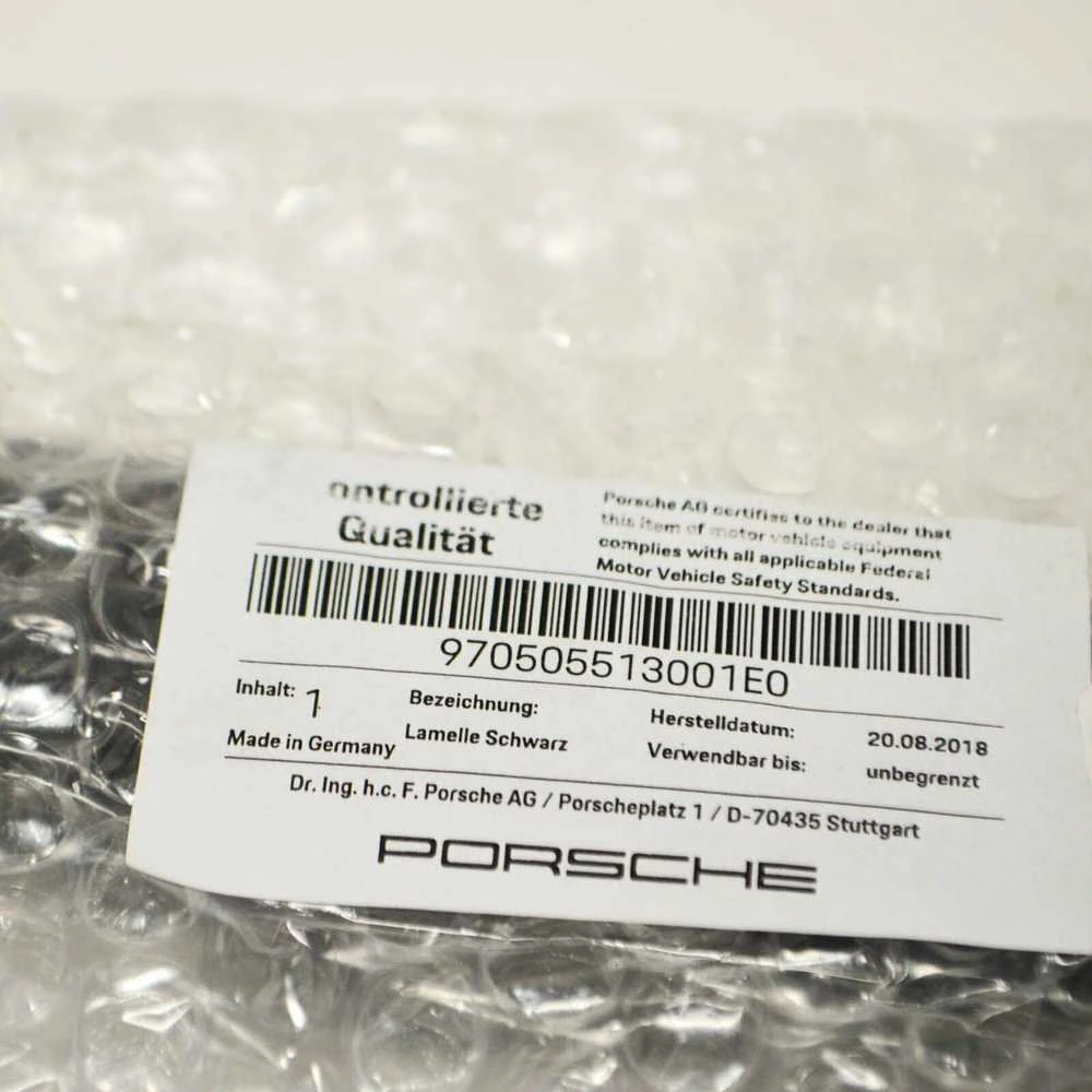 Originalus PORSCHE Panamera 970 Kairysis diskas Juodas 970505513001E0