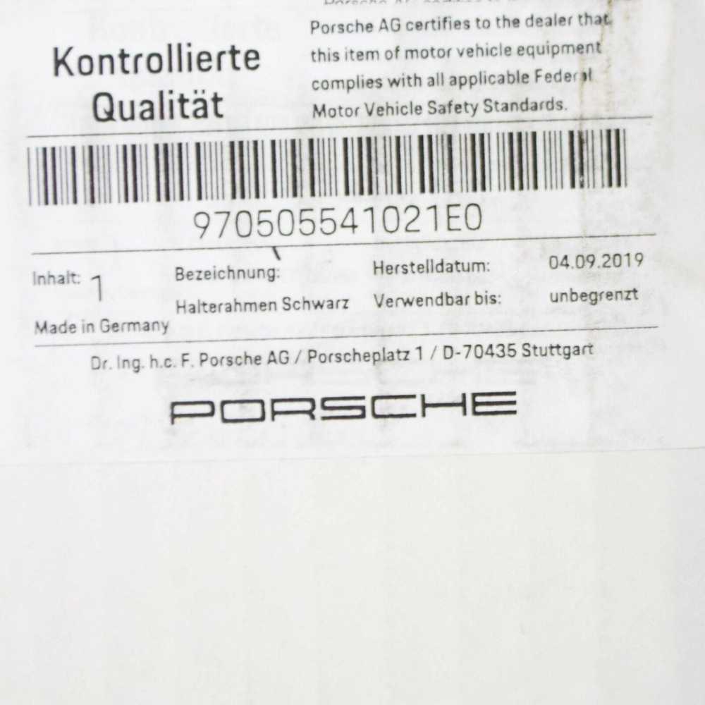 Originalus PORSCHE Panamera 970 laikiklio rėmas centrinis juodas 970505541021E0