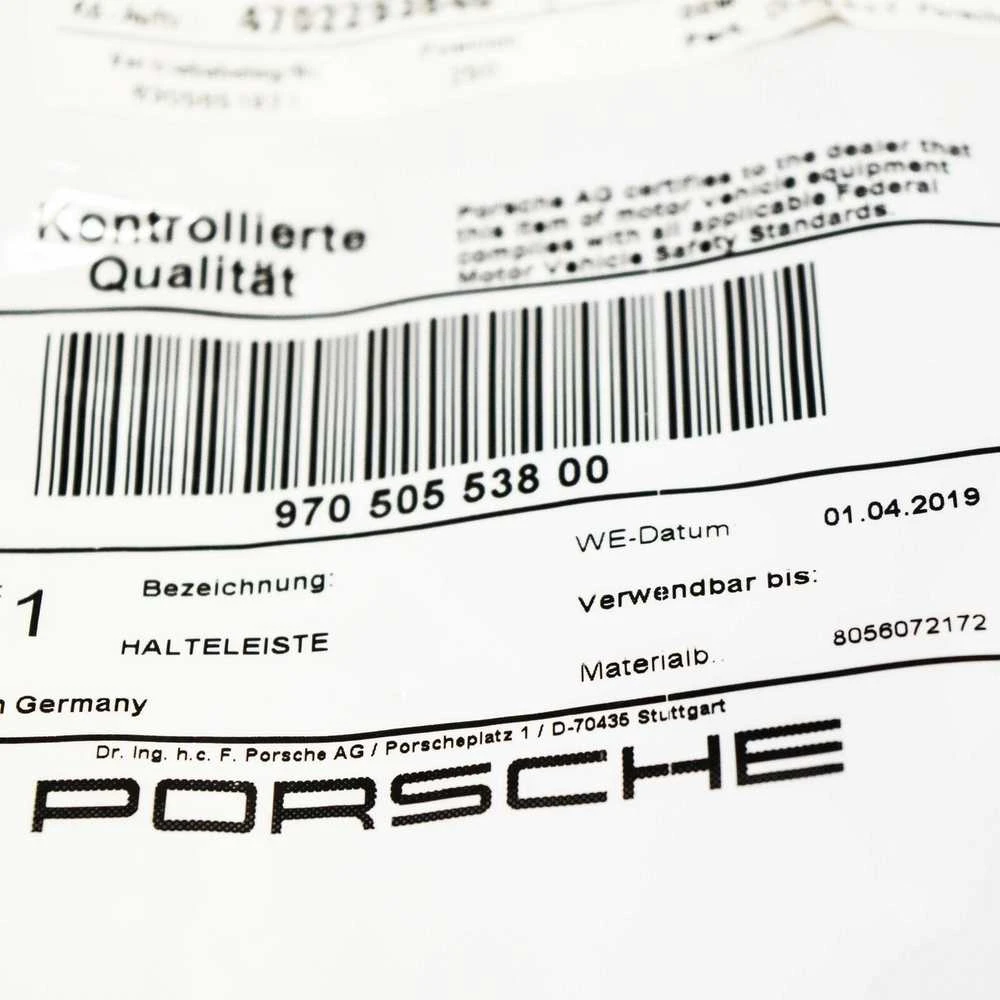 Originalus PORSCHE Panamera 970 laikiklis dešinė 97050553800