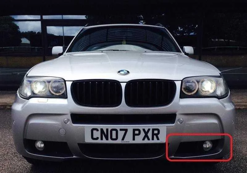 ORIGINALUS Rūko Žibintų Grotelės Dangtelis Kairėje BMW X3 E83 M Aero Paketas LCI 07-10