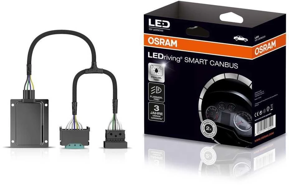 "OSRAM Ledriving Smart Canbus" neapibrėžta jungtis LEDSC03-1-2HFB