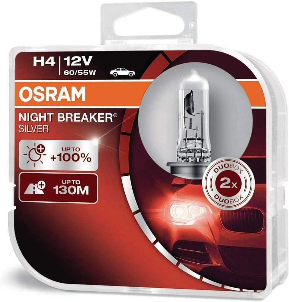 "Osram Night Breaker Sidabrinis" 64193NBS HCB lemputė, prožektorius