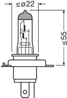 Osram Šviesos Švyturys Šviesos Žibintas AUDI A3 CITROEN BERLINGO HYUNDAI ACCENT FORD ESCORT Volkswagen Golf II 2827 2825 2827N