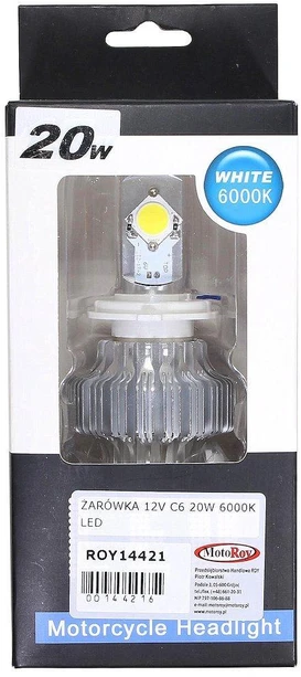 Other 12 V C6 20 W 6000 K LED lemputė