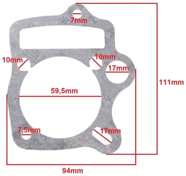 Other ATV 125 GALVUTĖS IR CILINDRO TARPIKLIS 54mm
