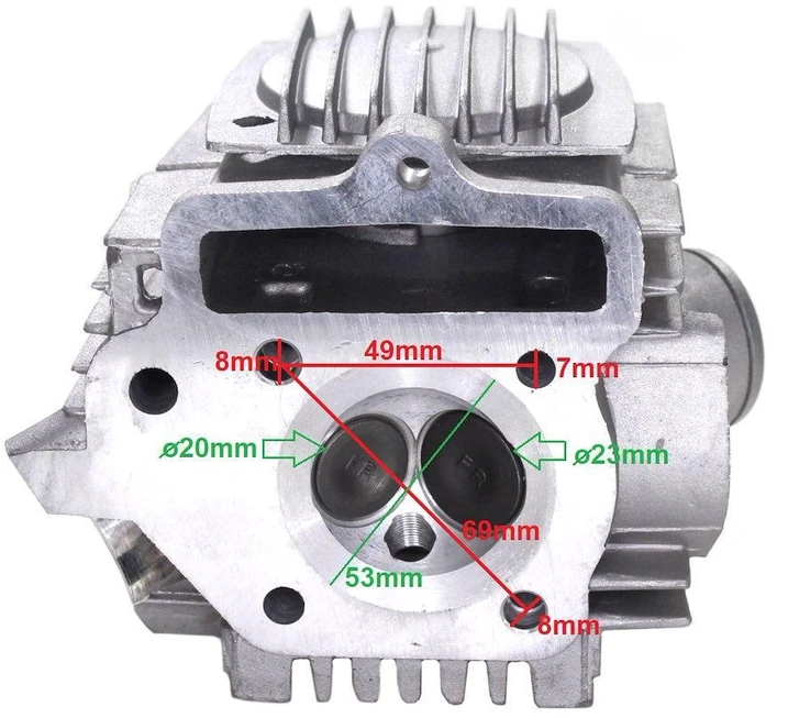 Other ATV 70 CILINDRO 47 mm KAIŠČIO 13 mm GATVĖS RINKINYS SU TZ GALVUTE HORIZONTALUS VARIKLIS SU ŽYMĖJIMU 147FMD RANDAMAS KETURRAČIAIS, KINIEČIŲ KETURRAČIAIS, GATVĖS MOTOCIKLAI, KROSAS, ČIPERIS