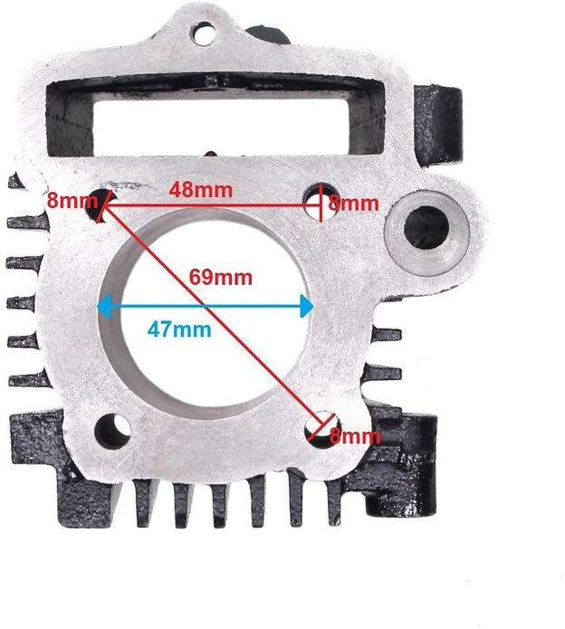 Other ATV 70 CILINDRO 47 mm KAIŠČIO 13 mm GATVĖS RINKINYS SU TZ GALVUTE HORIZONTALUS VARIKLIS SU ŽYMĖJIMU 147FMD RANDAMAS KETURRAČIAIS, KINIEČIŲ KETURRAČIAIS, GATVĖS MOTOCIKLAI, KROSAS, ČIPERIS