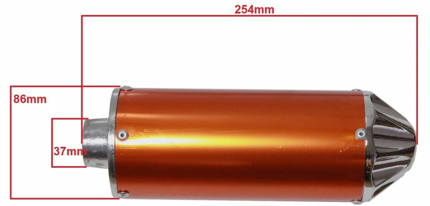 Other ATV DUSLINTUVAS 110/125 VIENETINIS AUKSINIS KOMPLEKTAS BRI