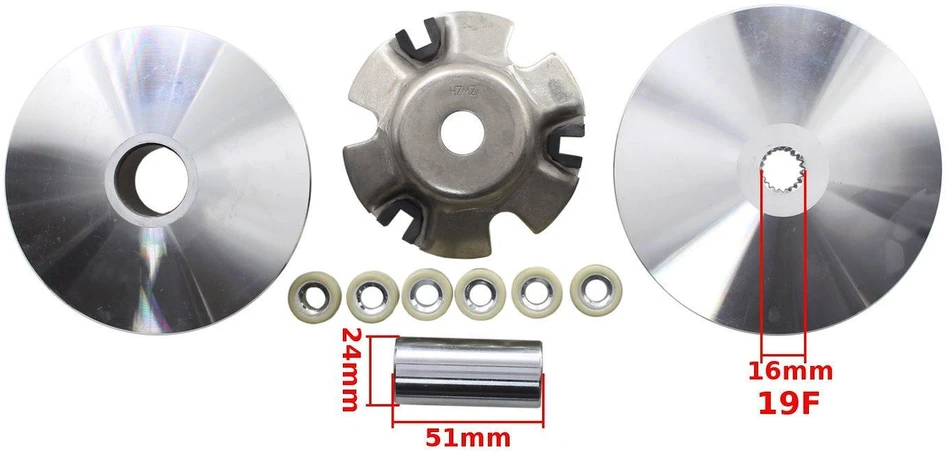 Other ATV VARIATOR 150 GY6-125 14gr DIABLO ORIGINAL FUXIN