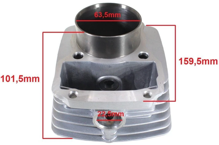 Other CILINDRAS ATV 200 CG 63,5 mm PIN 15 mm AC WIN