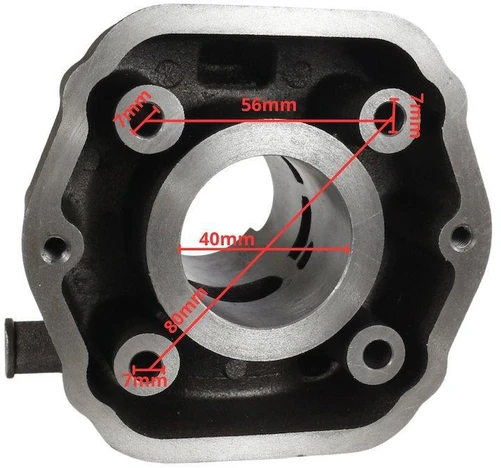 Other CILINDRAS DERBI SENDA LC PO 2006 50 40mm KAIŠČIS 12mm 2T AUŠINAMAS SKYSTIMI SA TINKA: DERBI-GPR/SENDA GILERA-RCR/SMT APRILIA-RS4/RS50/RX50/SX50
