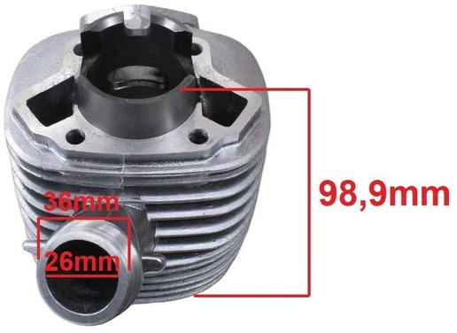 Other CILINDRAS SIMSON KR51/1 SCHWALBE 40mm KOMPLEKTAS ALM