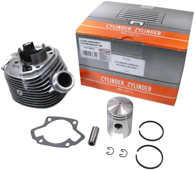 Other CILINDRAS SIMSON KR51/1 SCHWALBE 40mm KOMPLEKTAS ALM