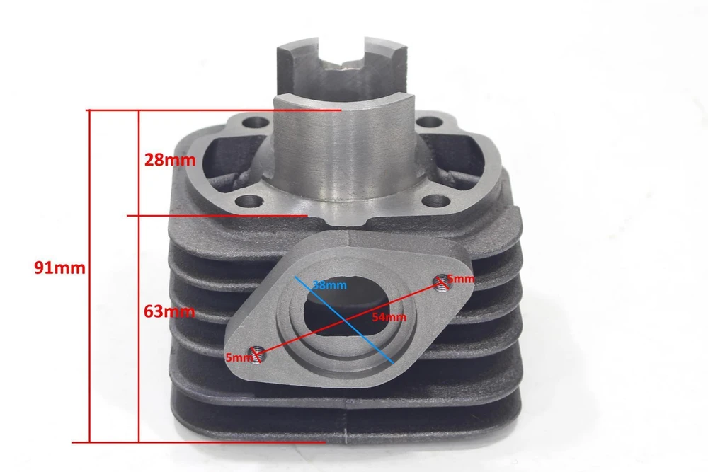 Other CILINDRAS SYM JET/MASK/Raudonas DEVIL 50 39mm 2T