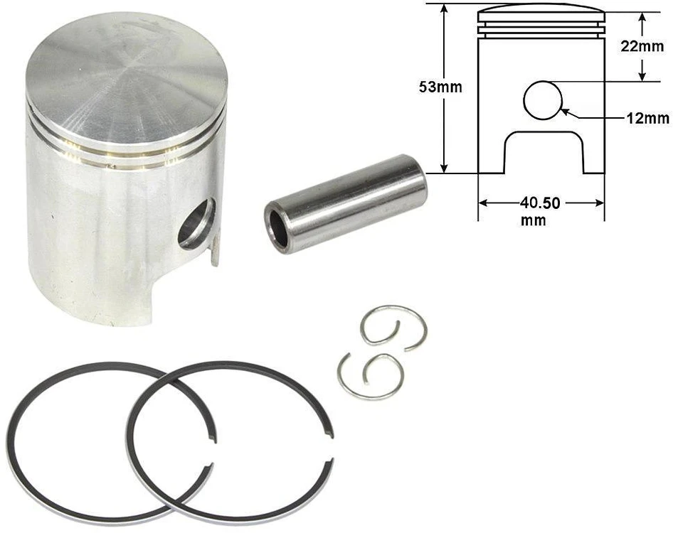Other CILINDRAS YAMAHA DT/TZR RIEJU RR/RRX/TANGO/MRT/MRX APRILIA RS/RX 50 40mm ROB