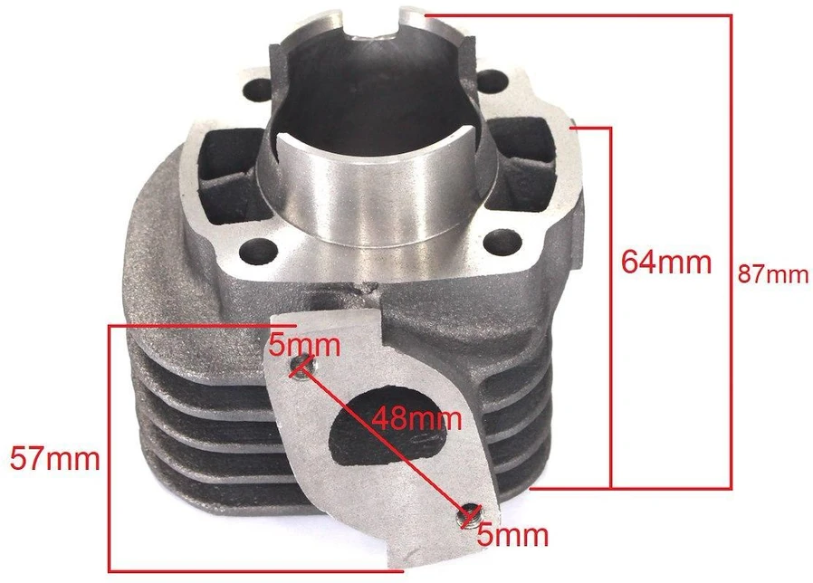 Other CILINDRAS YAMAHA JOG 65 44mm KAIŠTIS 12mm SU GALVUTE