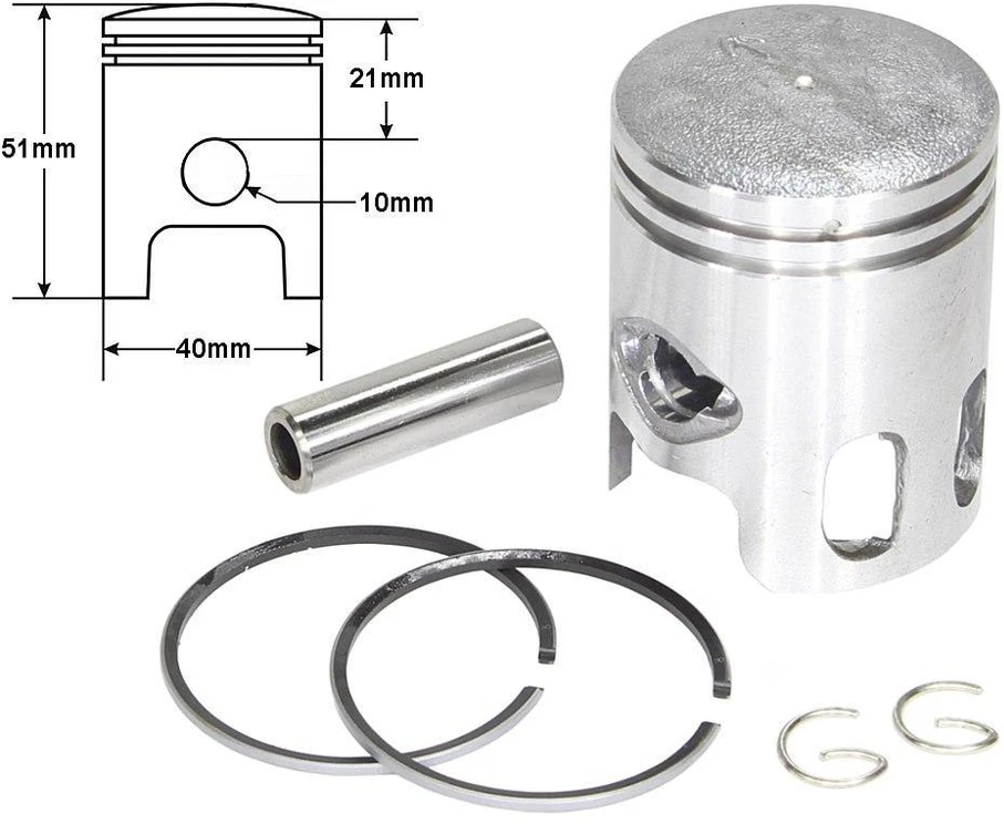 Other CYLINDER YAMAHA BWS MBK BOOSTER 50 40mm AC ROB