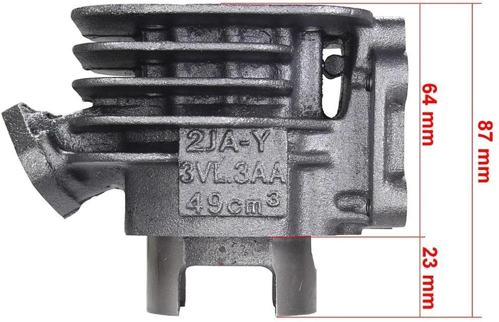 Other CYLINDER YAMAHA BWS MBK BOOSTER 70 47mm AC ROB
