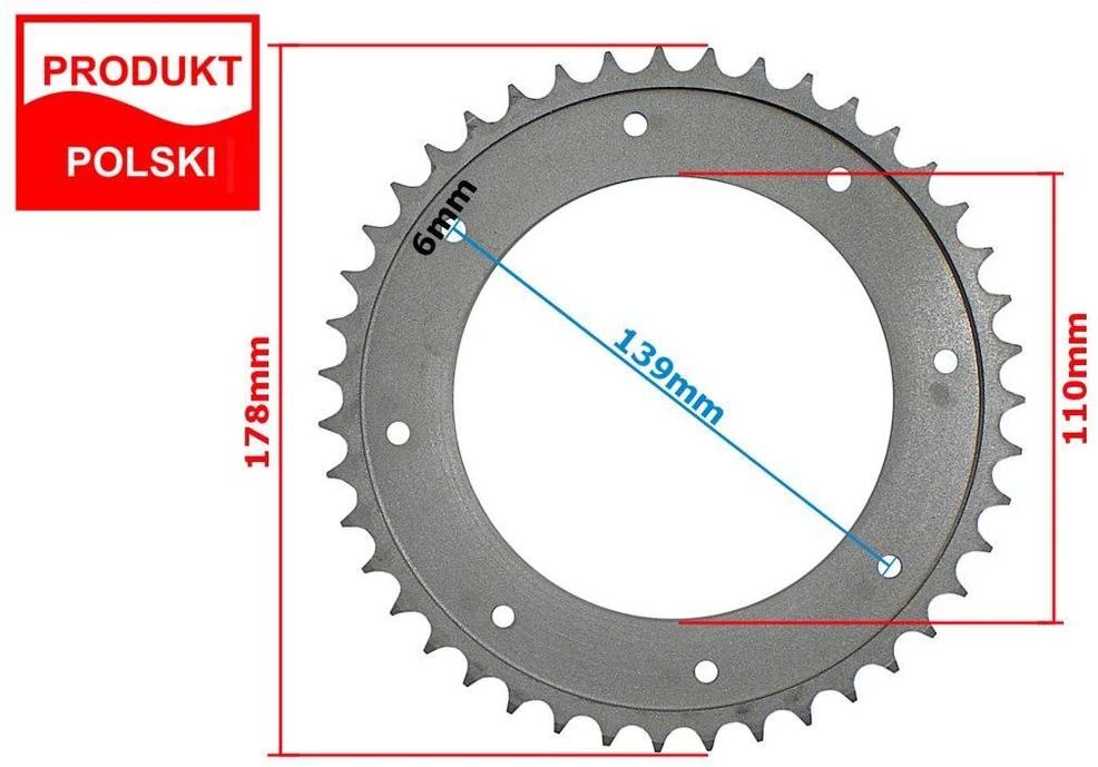 Other GALINIS ŽVAIGŽDUTIS WSK 125 43z NAUJAS TIPAS W
