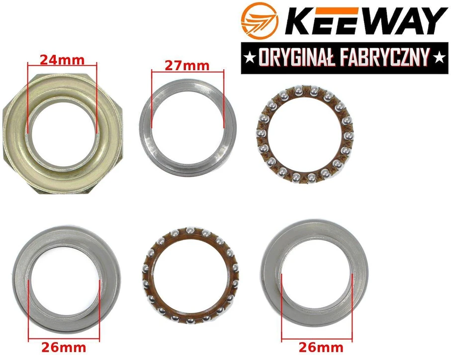 Other KEEWAY HURRICAN 50 BALNO LAIKIKLIS RĖMO KOMPLEKTAS ORIGINALUS