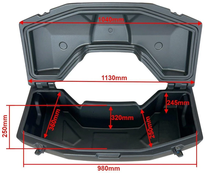 Other Keturračio dėžė 120L plastikinė CFMOTO POLARIS CAN-AM