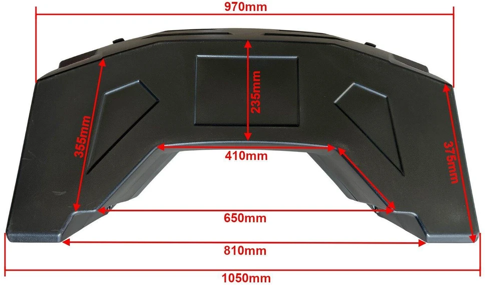 Other Keturračio dėžė 120L plastikinė CFMOTO POLARIS CAN-AM