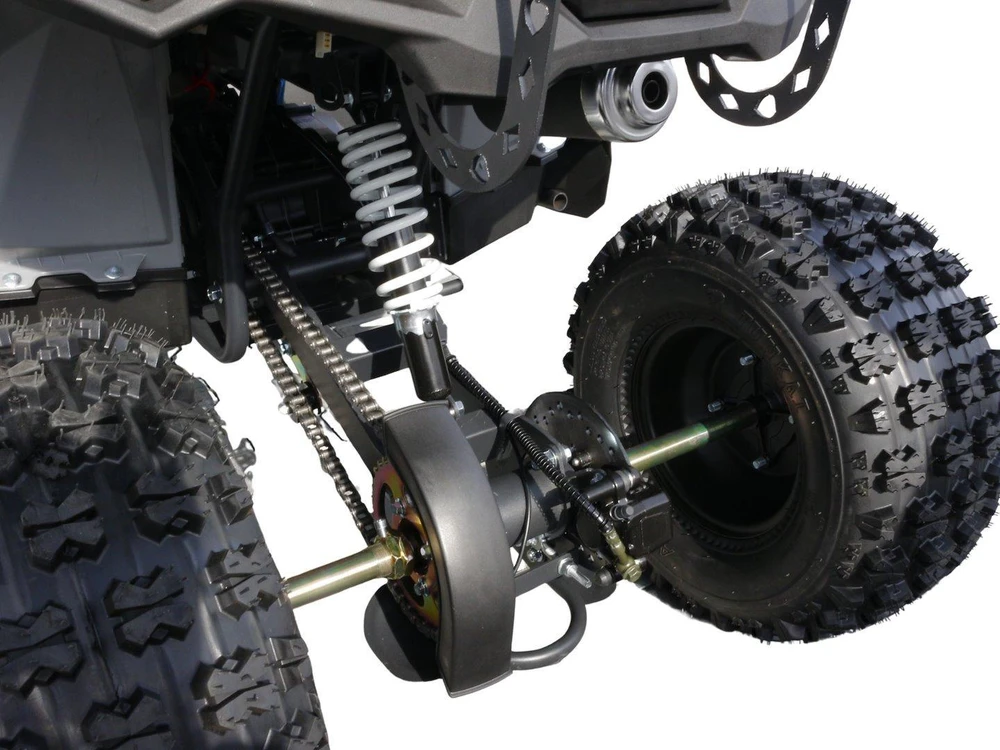 Other KETURRATIS ATV 125 SEEYA BLAZER B6 PILKA-RAUDONA PAVARA 1+1 8 col. PLIENINIAI RATLANKIAI