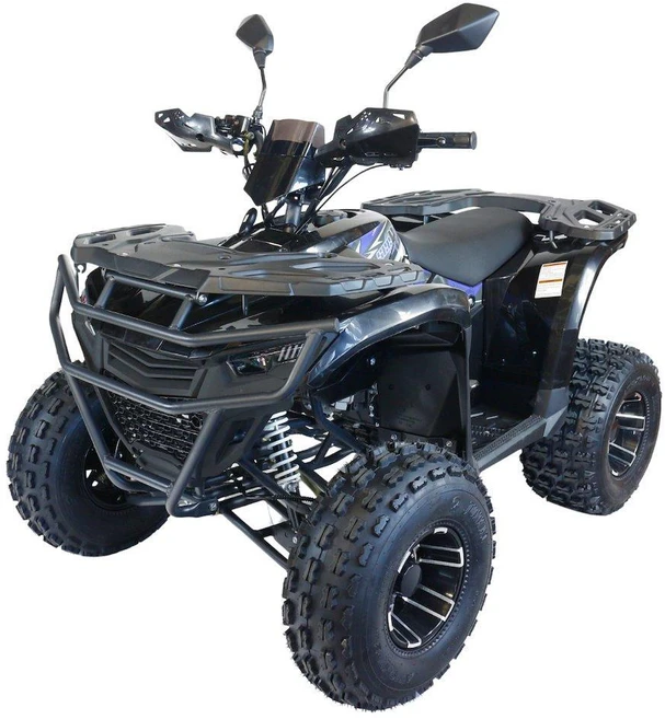 Other KETURRATLANKIS ATV 125 SEEYA BLAZER B6 JUODA-MĖLYNA 1+1 PAVARA 8" ALIUMINIO RATLANKIAI