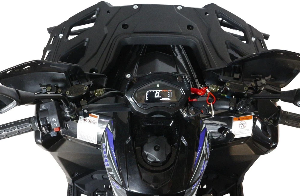 Other KETURRATLANKIS ATV 125 SEEYA BLAZER B6 JUODA-MĖLYNA 1+1 PAVARA 8" ALIUMINIO RATLANKIAI