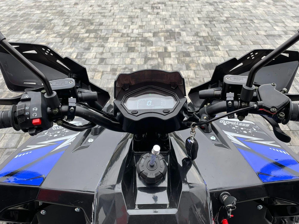 Other KETURRATLANKIS ATV 125 SEEYA PAROON P6 JUODA-MĖLYNA 1+1 PAVARA 8" ALIUMINIO RATLANKIAI