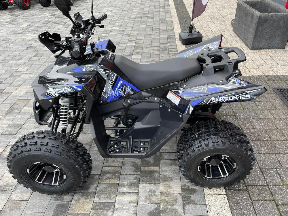 Other KETURRATLANKIS ATV 125 SEEYA PAROON P6 JUODA-MĖLYNA 1+1 PAVARA 8" ALIUMINIO RATLANKIAI