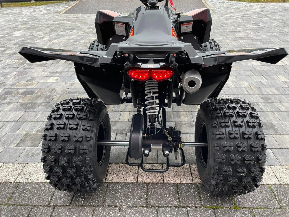 Other KETURRATLANKIS ATV 125 SEEYA PAROON P6 JUODA-ORANŽINĖ 1+1 PAVARA 8" ALIUMINIO RATLANKIAI