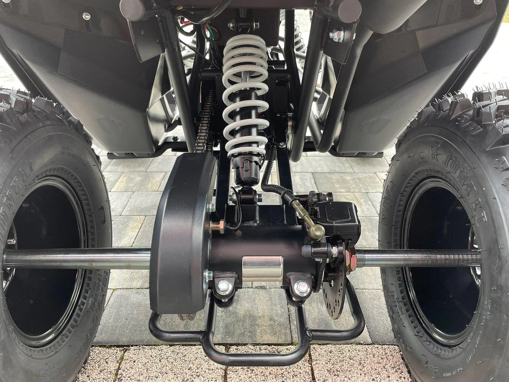 Other KETURRATLANKIS ATV 125 SEEYA PAROON P6 JUODA-MĖLYNA 1+1 PAVARA 8" ALIUMINIO RATLANKIAI