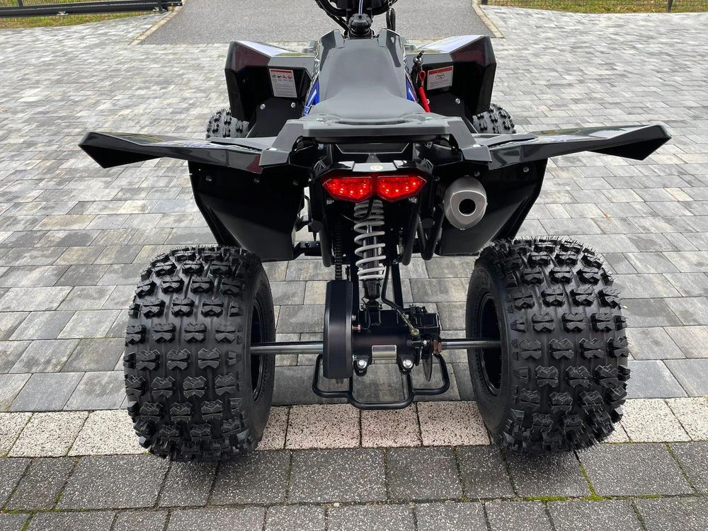 Other KETURRATLANKIS ATV 125 SEEYA PAROON P6 JUODA-MĖLYNA 1+1 PAVARA 8" ALIUMINIO RATLANKIAI