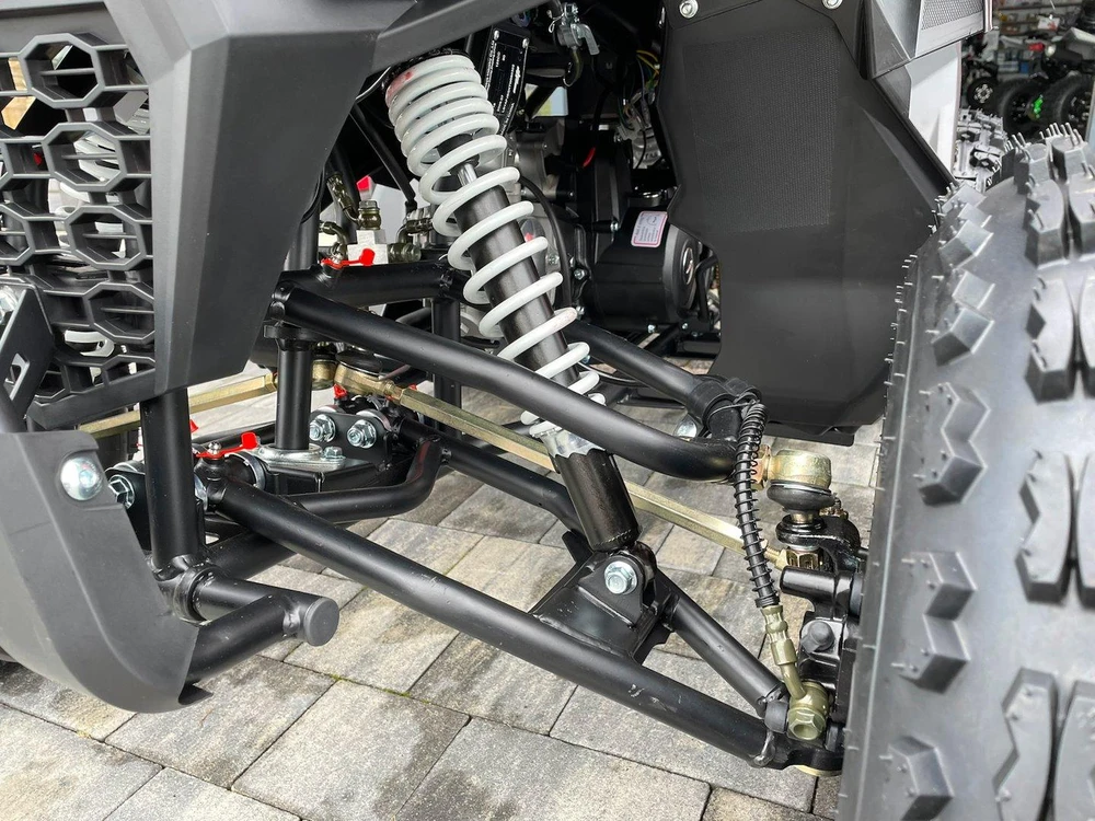 Other KETURRATLANKIS ATV 125 SEEYA PAROON P6 JUODA-MĖLYNA 1+1 PAVARA 8" ALIUMINIO RATLANKIAI
