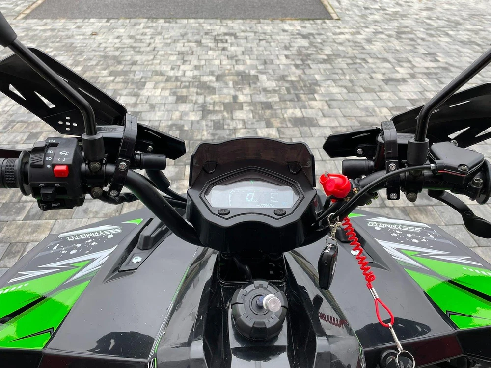 Other KETURRATUKIS ATV 125 SEEYA PAROON P6 JUODA-ŽALIA 1+1 PAVARA 8'' ALIUMINIO RATLANKIAI