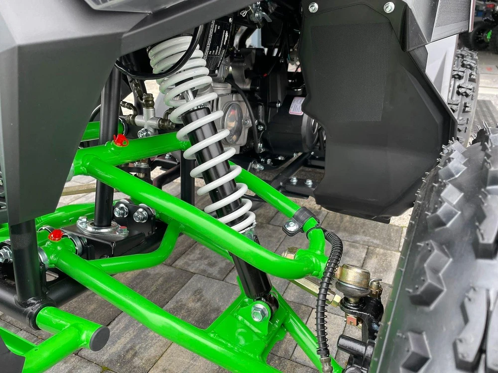 Other KETURRATUKIS ATV 125 SEEYA PAROON P6 JUODA-ŽALIA 1+1 PAVARA 8'' ALIUMINIO RATLANKIAI