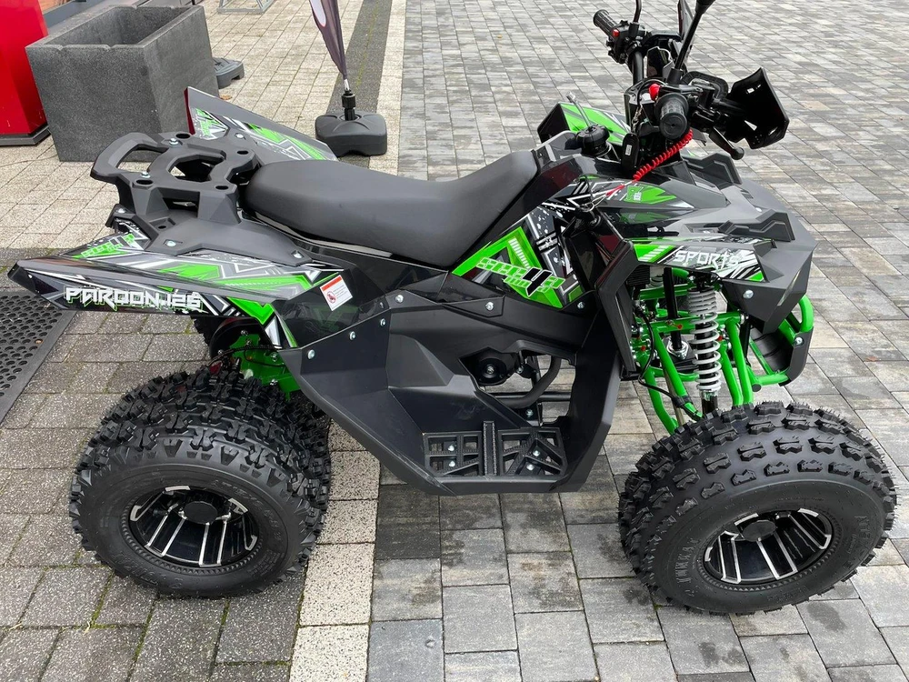 Other KETURRATUKIS ATV 125 SEEYA PAROON P6 JUODA-ŽALIA 1+1 PAVARA 8'' ALIUMINIO RATLANKIAI