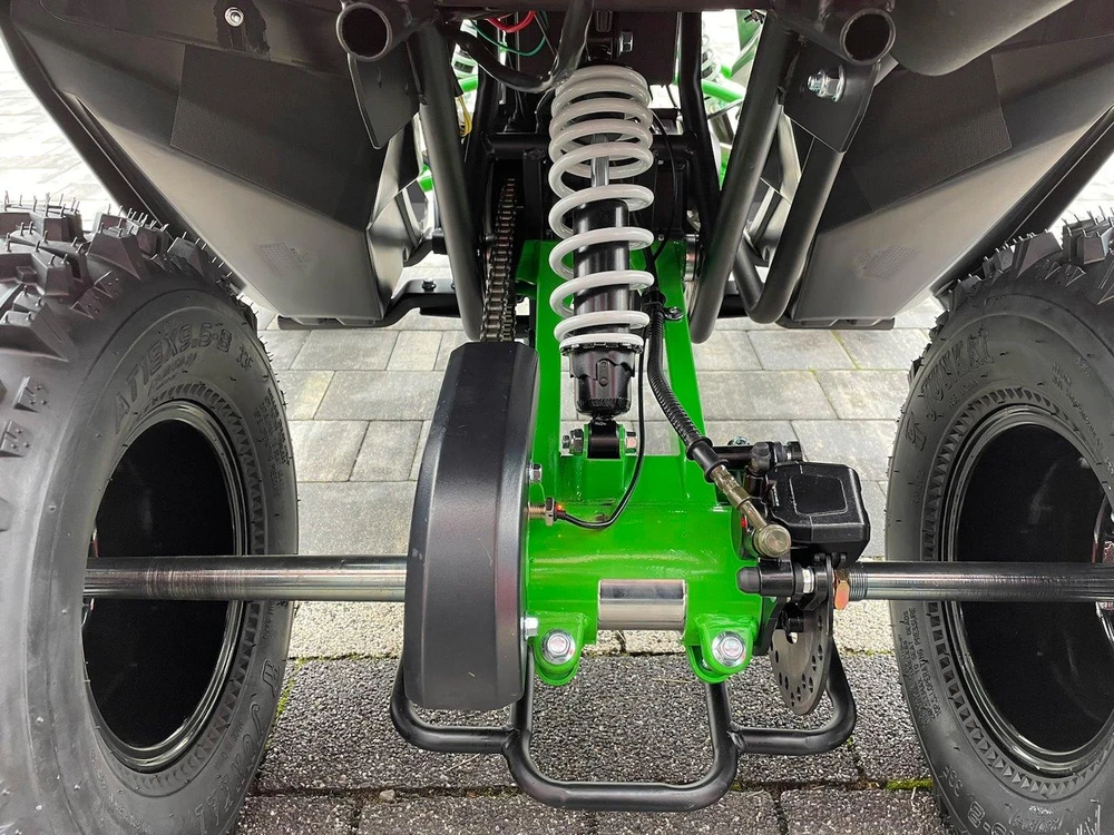 Other KETURRATUKIS ATV 125 SEEYA PAROON P6 JUODA-ŽALIA 1+1 PAVARA 8'' ALIUMINIO RATLANKIAI