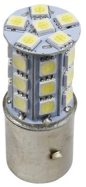 Other Lemputė 12V 35/35W BA20D 27SMD LED 6000K (be ECE)