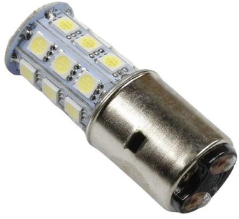 Other Lemputė 12V 35/35W BA20D 27SMD LED 6000K (be ECE)